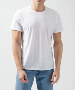 Classic Jersey Crew Neck Tee - White