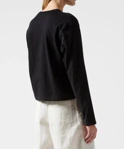 Classic Jersey Long Sleeve Boy Tee - Black