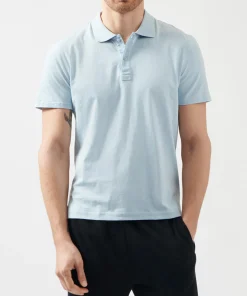 Classic Jersey Polo - Blue