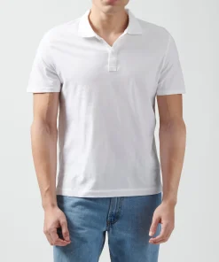 Classic Jersey Polo - White