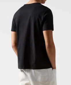 Classic Jersey V-Neck Tee - Black