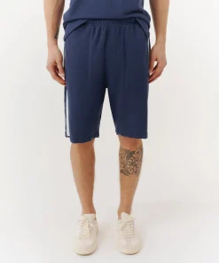 Cotton Pique Pull-On Shorts - True Navy